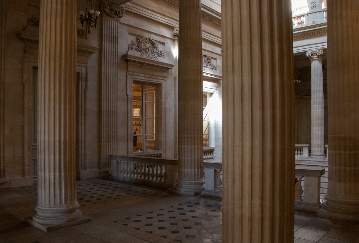 Classical architecture columns